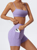 Women's Half Zipper Long Sleeve 2-Pc Activewear