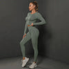 Women's Seamless Long Sleeve Yoga Top by FitiqueFit