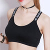 Women Letter Strap Sports Bra