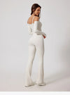 Yoga Jumpsuit Women's Sports Overalls Flared Trousers