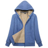 Sherpa-Lined Fleece Zip-Up Hoodie Jacket Women by FitiqueFit