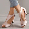Leather High Heels Shoes by FitiqueFit