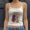 Y2K Hello Kitty Crop Top – Emo Girls Vintage Punk Tank by FitiqueFit