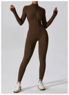 Yoga Jumpsuit Long Sleeved Zipper Rompers
