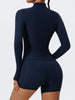 Women's Half Zipper Long Sleeve 2-Pc Activewear