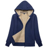 Sherpa-Lined Fleece Zip-Up Hoodie Jacket Women by FitiqueFit