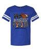 My Heart is on That Field Football Graphic Tee by Anchored Grace Boutique