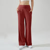 Women's Elastic Baggy High waist Yoga Pants Summer Sports Lifting Flared pants Loose Dance Leggings Solid sweatpants
