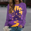 🎃 Vintage Pumpkin Print Long Sleeve T-Shirt – Harajuku Halloween Graphic Tee by FitiqueFit