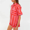 🌞 Lamuusaa 2-Piece Striped Summer Set – 2000s Streetwear Revival by FitiqueFit