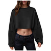 🧘‍♀️ Women’s Long Sleeve Loose-Fit Crop Top by FitiqueFit