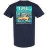 Floats Well With Others-Navy - Southern Couture Short Sleeve Classic Tee by DoodleBug's