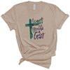I Can't But Know A Guy front print-Htr Tan - Southern Couture Premium Short Sleeve Tee by DoodleBug's