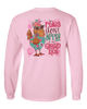 The Rules Don't Apply to My Grandkids on LS-Light Pink Southern Couture Classic Long Sleeve Tee by DoodleBug's
