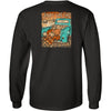 Happy Fall Y'all Truck on Dark Chocolate Southern Couture Classic Long Sleeve Tee by DoodleBug's