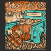 Happy Fall Y'all Truck on Dark Chocolate Southern Couture Classic Long Sleeve Tee by DoodleBug's
