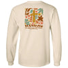 He Makes All Things Beautiful Fall Floral Leaves and Cross on Natural Southern Couture Classic Long Sleeve Tee by DoodleBug's