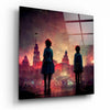 The City was Sad Glass Wall Art || Designer Collection by Insigneart USA