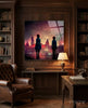 The City was Sad Glass Wall Art || Designer Collection by Insigneart USA