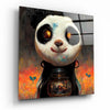 Panda Cup Glass Wall Art || Designer Collection by Insigneart USA