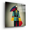 Colored Man Glass Wall Art || Designers Collection by Insigneart USA