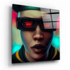 Virtual Life Glass Wall Art || Designer Collection by Insigneart USA