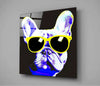 Cool Dog Glass Wall Art || Designers Collection by Insigneart USA