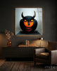 Evil Pumpkin Glass Wall Art || Designers Collection by Insigneart USA