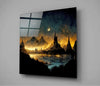 Lost City Glass Wall Art || Designer Collection by Insigneart USA