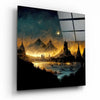 Lost City Glass Wall Art || Designer Collection by Insigneart USA
