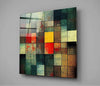 Blocks Glass Wall Art || Designers Collection by Insigneart USA