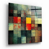 Blocks Glass Wall Art || Designers Collection by Insigneart USA