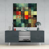 Blocks Glass Wall Art || Designers Collection by Insigneart USA