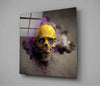 Smoky Skull Glass Wall Art || Designer Collection by Insigneart USA