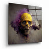 Smoky Skull Glass Wall Art || Designer Collection by Insigneart USA