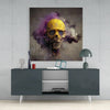 Smoky Skull Glass Wall Art || Designer Collection by Insigneart USA