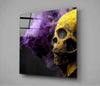 Smoky Skull Glass Wall Art || Designer Collection by Insigneart USA