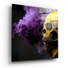 Smoky Skull Glass Wall Art || Designer Collection by Insigneart USA