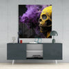 Smoky Skull Glass Wall Art || Designer Collection by Insigneart USA