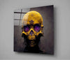 Yellow Head Glass Wall Art || Designer Collection by Insigneart USA
