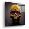 Yellow Head Glass Wall Art || Designer Collection by Insigneart USA