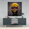 Yellow Head Glass Wall Art || Designer Collection by Insigneart USA