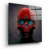 Red Head Glass Wall Art || Designer Collection by Insigneart USA