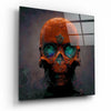Orange Head Glass Wall Art || Designer Collection by Insigneart USA