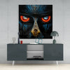 Anger in the Eyes Glass Wall Art || Designers Collection by Insigneart USA