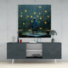 Raining Stars Glass Wall Art || Designer Collection by Insigneart USA