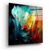 Collapsed City Silhouette Glass Wall Art || Designers Collection by Insigneart USA