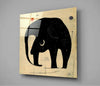 Wassily's Elephant Glass Wall Art || Designer Collection by Insigneart USA