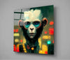 The Monkey Glass Wall Art || Designer Collection by Insigneart USA