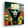 The Monkey Glass Wall Art || Designer Collection by Insigneart USA